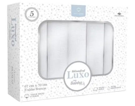 FRALDA CX LUXO BAINHA 27553 - Código 1246-118