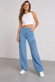 CALCA JEANS FEMININA - Código 2299-153