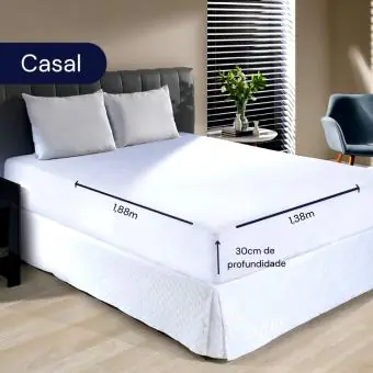 Capa de colchão casal 20cm