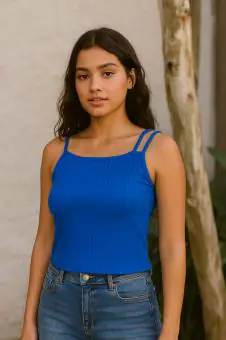 Blusa em canelado crochê - Código 7958-48